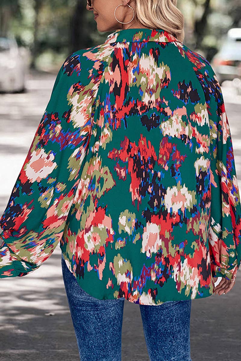 Women Fall Fashion Printed Long Sleeve Shirt_Cwtstl0599