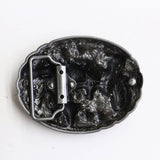 MILITARY THEMED BELT BUCKLE VINTAGE BELT BUCKLE_CWABE0426