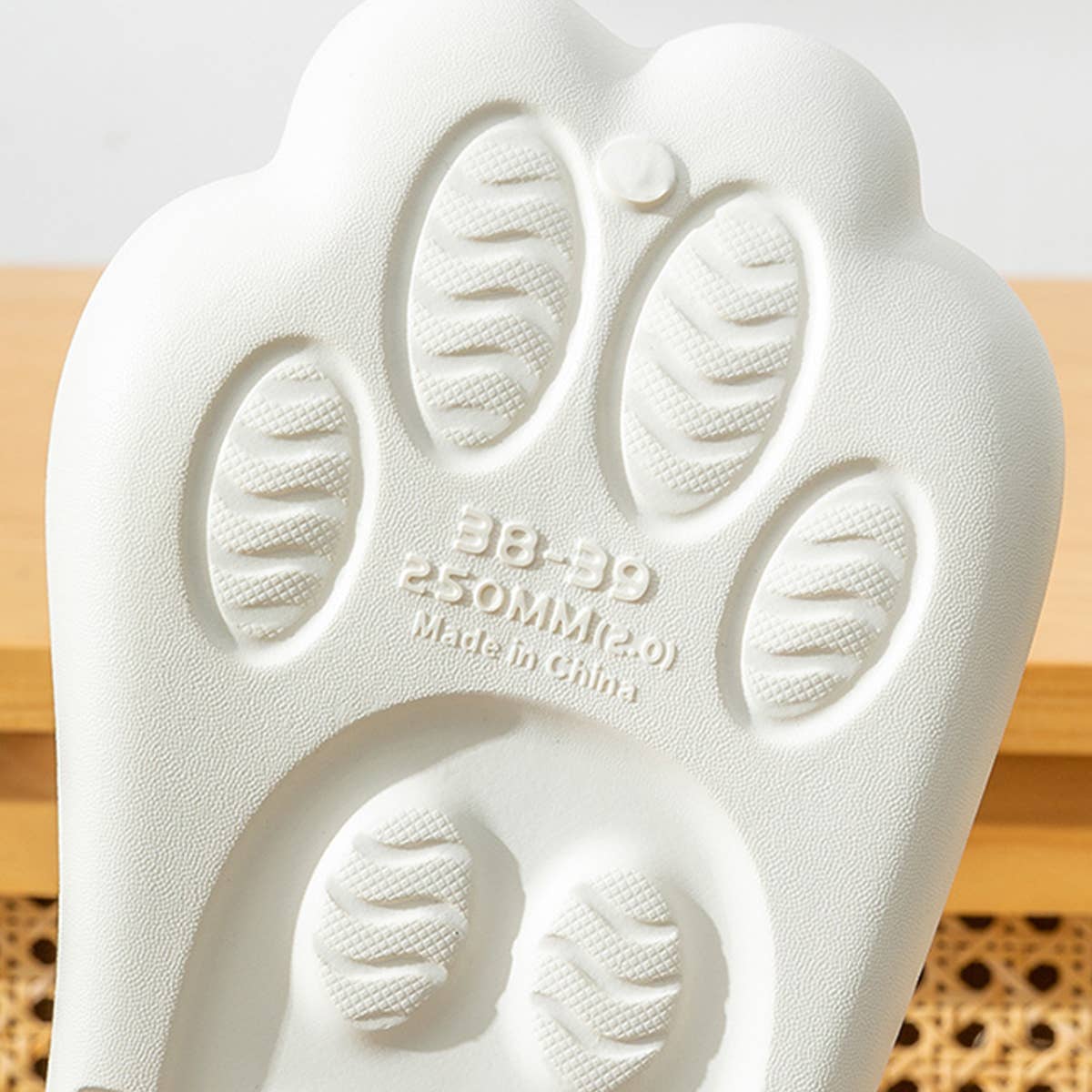 Valentine Day Home Indoor Cute Cat Claw Slippers_Cwshs0544