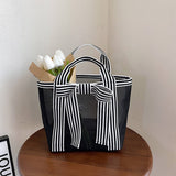 PORTABLE BOW LARGE CAPACITY MESH COSMETIC BAG_CWAB4456