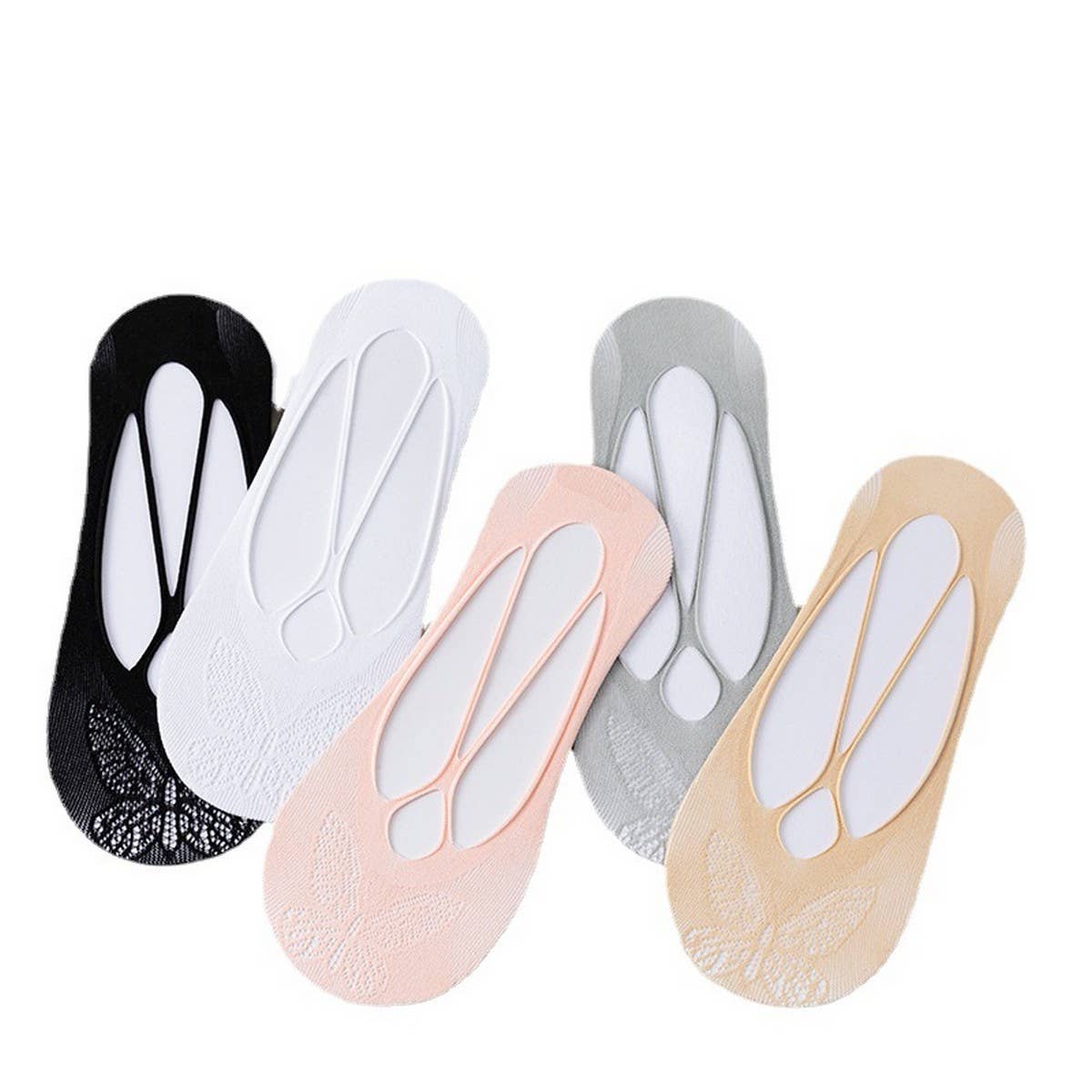 STRAP INVISIBLE SOCKS SHALLOW LOW CUT BOAT SOCKS_CWMS0502