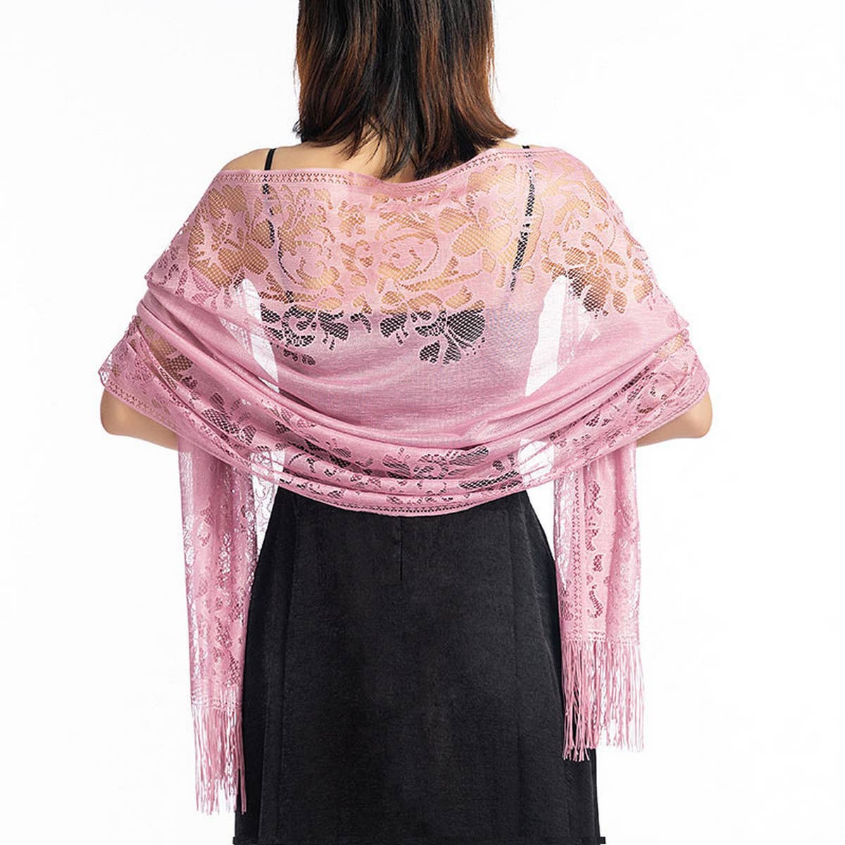 FASHIONABLE EVENING HOLLOW LACE SHAWL_CWASC1072