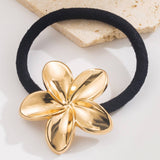NEW MINIMALIST FLOWER HAIR TIE FOR PONYTAILS_CWAHA6202