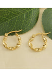 18K Gold Plated Stainless Steel Earrings_Cwaje0385