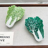 CUTE CABBAGE ACETATE HAIR CLAW CLIP QUIRKY STYLE_CWAHA5743