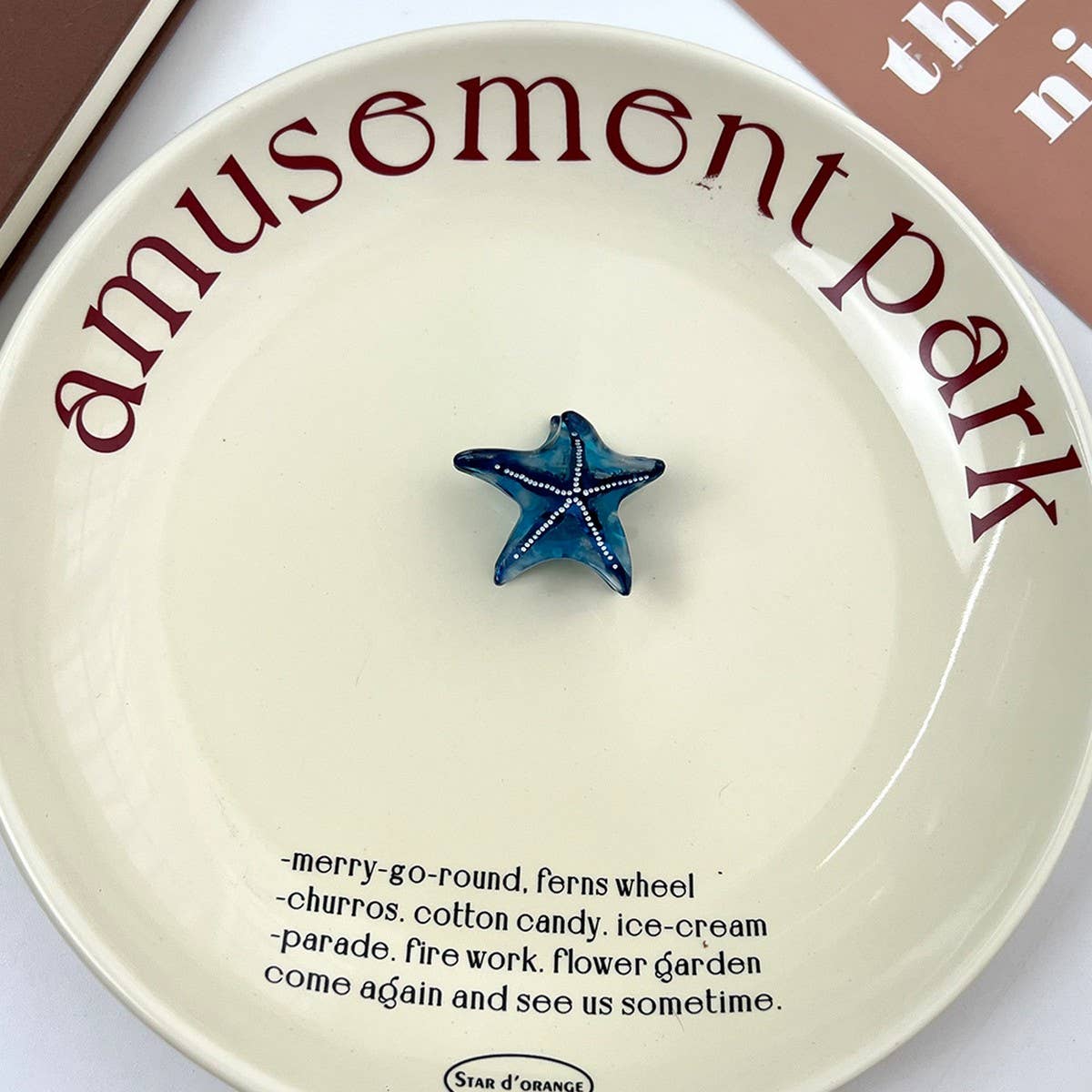 MINI OCEAN STARFISH HAIR CLAW CHIC SIDE CLIP_CWAHA5820