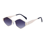 IRREGULAR METAL SUNGLASSES WITH WIDE TEMPLES_CWASG0594