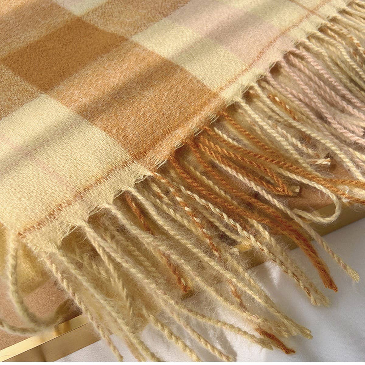 PLAID SCARF SHAWL CLASSIC TARTAN WINTER WRAP_CWASC1455