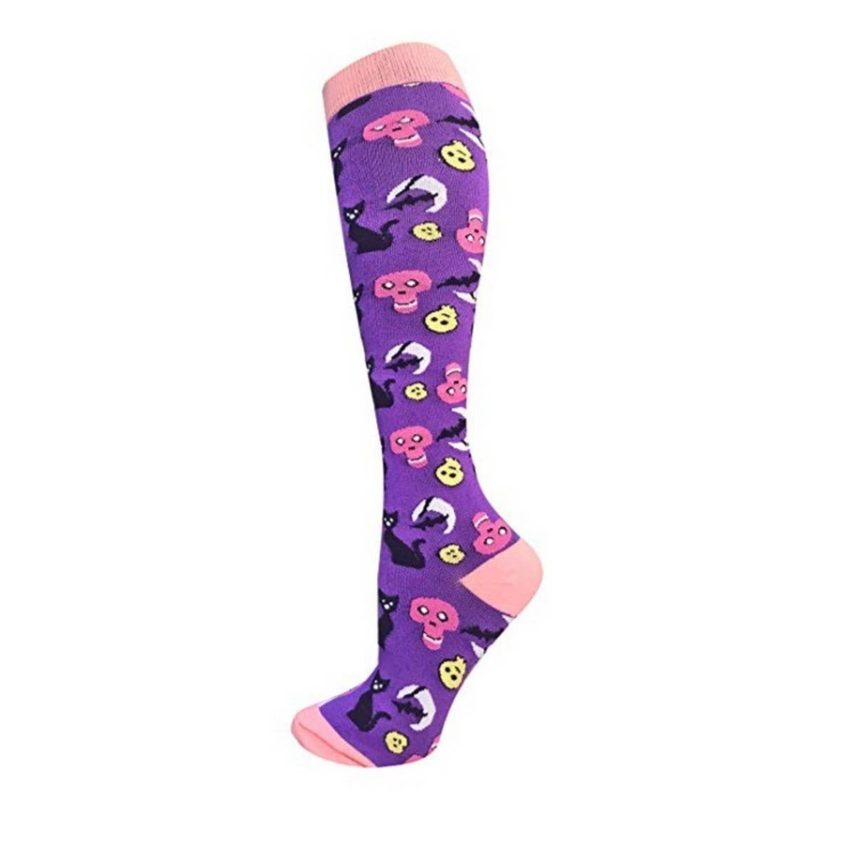 HALLOWEEN SPORTS COMPRESSION SOCKS WOMEN_CWMS1882