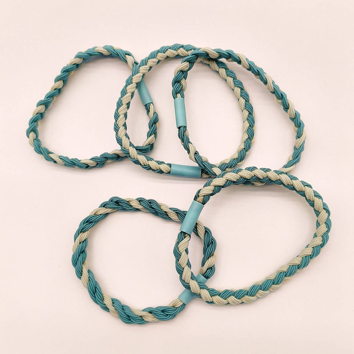 CANDY COLOR TWISTED HAIR TIES CUTE RUBBER BANDS CWAHA0339