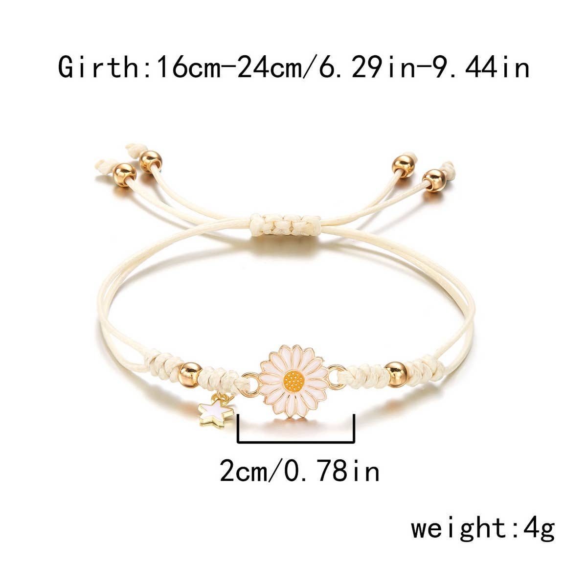 2024 NEW ALL MATCH DAISY SUNFLOWER BRACELET_CWAJE2419