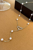 HEART PENDANT BEADS DROP NECKLACE_CWAJE0345