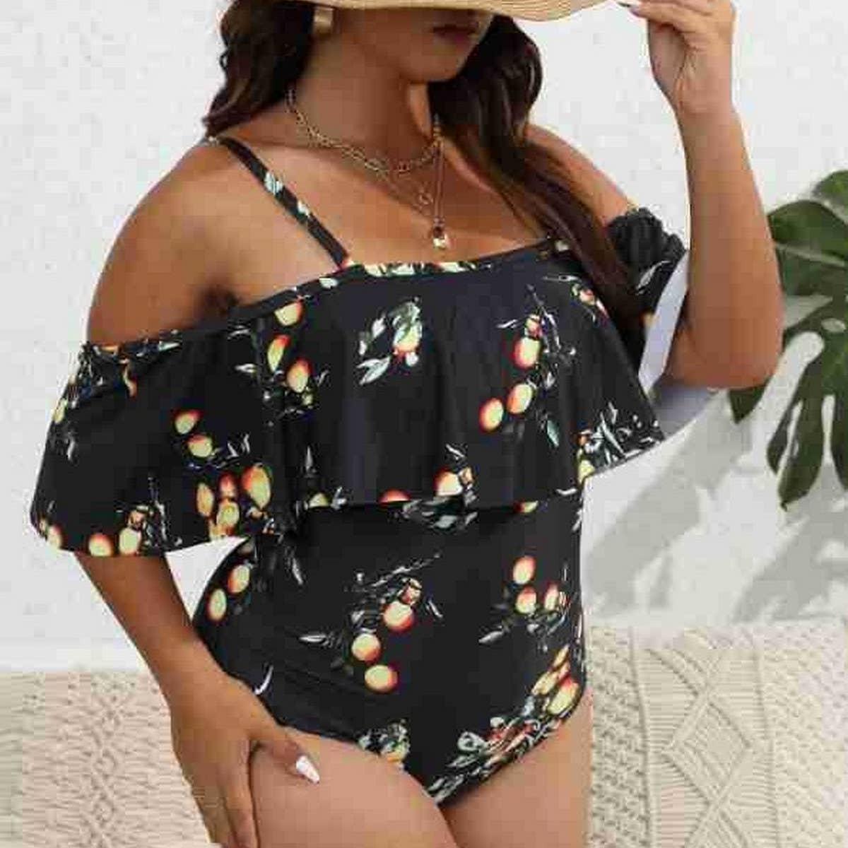 BELLY COVERING SLIMMING ONE PIECE SWIMSUIT_CWMW0306