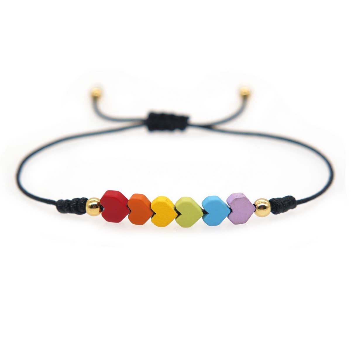 COLORFUL IRON GALLSTONE VALENTINES DAY BRACELET_CWMM3811