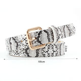 METAL NEEDLE BUCKLE SERPENTINE BELT WITH FINE EDGE_CWASC0581