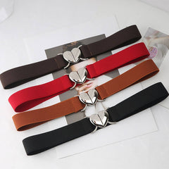 Cwabe0562_Love Buckle Elastic Belt