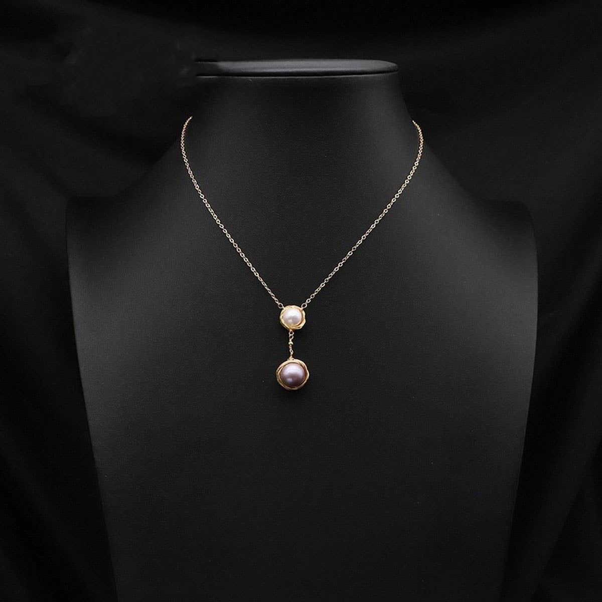 HIGH END BUTTERFLY TEMPERAMENT PEARL NECKLACE_CWAJE3857