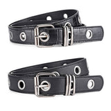 Versatile Casual Black Chain-Decorated Belt_Cwabe0573