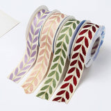 LEAF EMBROIDERY RIBBON EDGING RIBBON RIBBON_CWMM5764