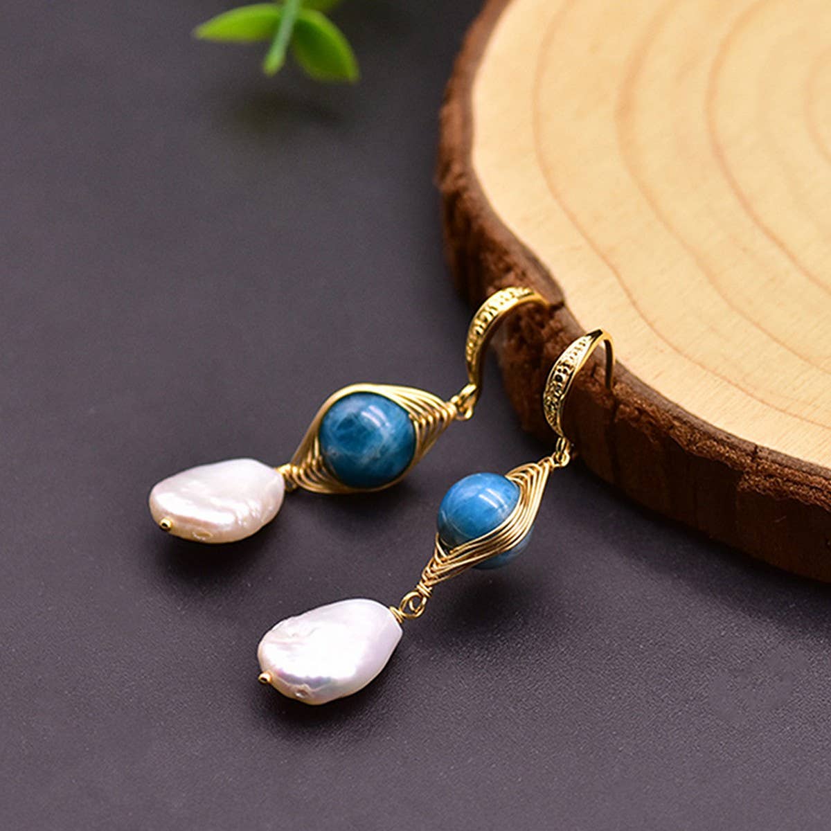 NEW HIGH END FRESHWATER PEARL EARRINGS_CWAJE3785