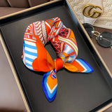 53Cm Vintage Print Silk Blend Scarf For Women_Cwasc03143