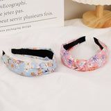 RETRO FLOWER WIDE BRIM HEADBAND_CWAHA1679