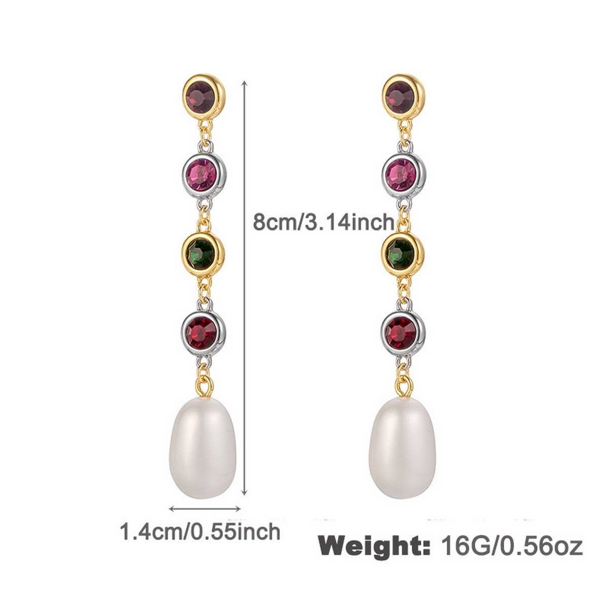 Womens Fashion Necklace And Earrings Set