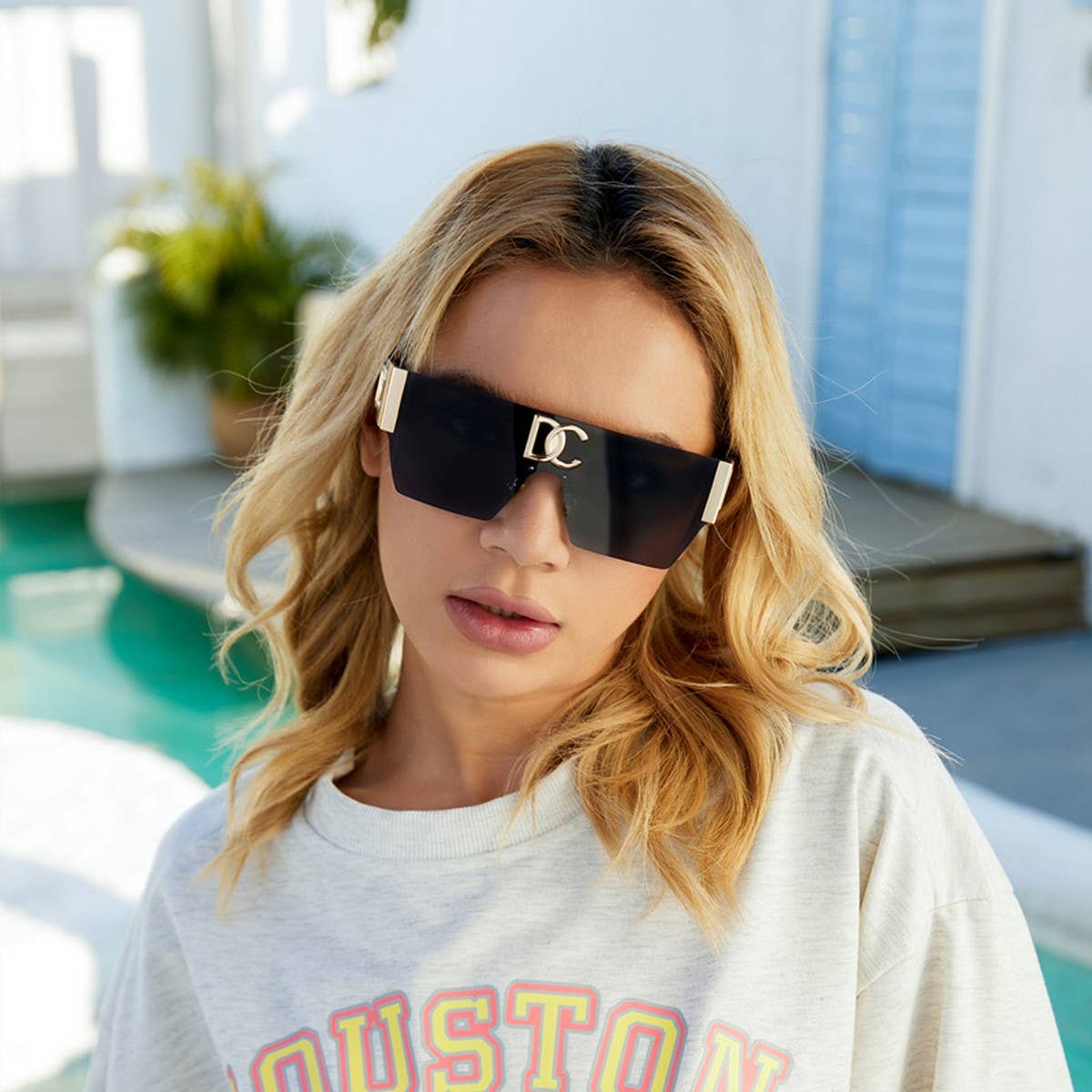 ONE PIECE WINDPROOF SUNGLASSES FRAMELESS SUNGLASSES_CWASG058