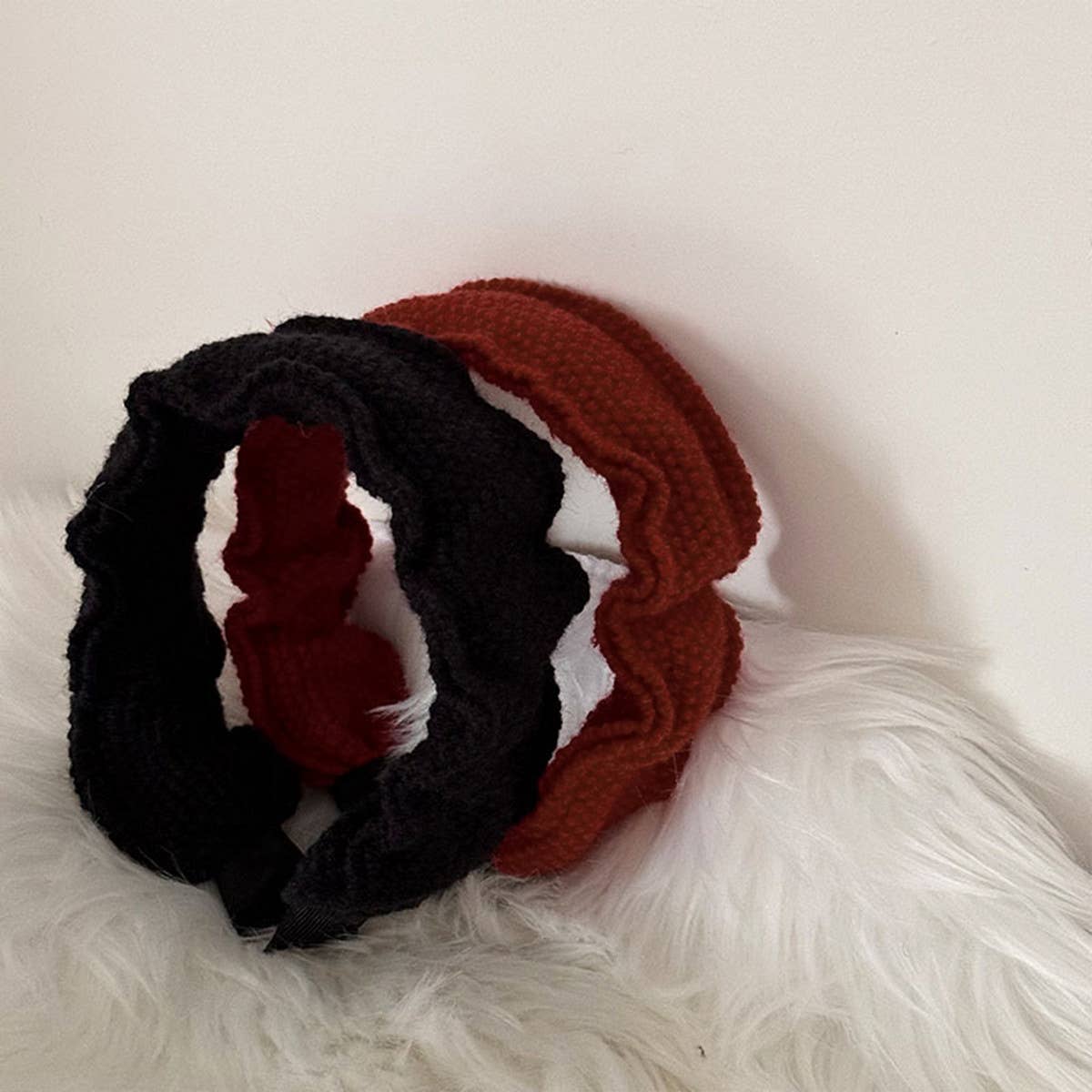 2024 NEW KNITTED WOOL PLEATED HEADBAND_CWAHA1712