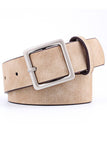 Basic Leatherette Trendy Square Buckle Belt_Cwabe006
