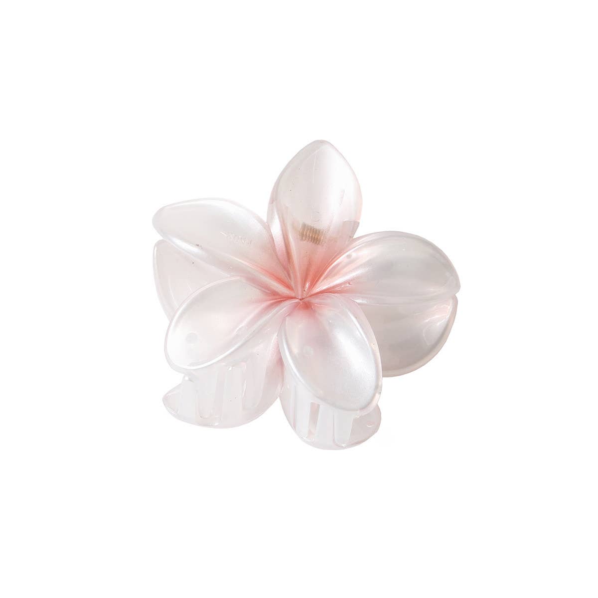 PEARLESCENT FLOWER HAIR CLAW GRADIENT CHIC CLIP_CWAHA1044