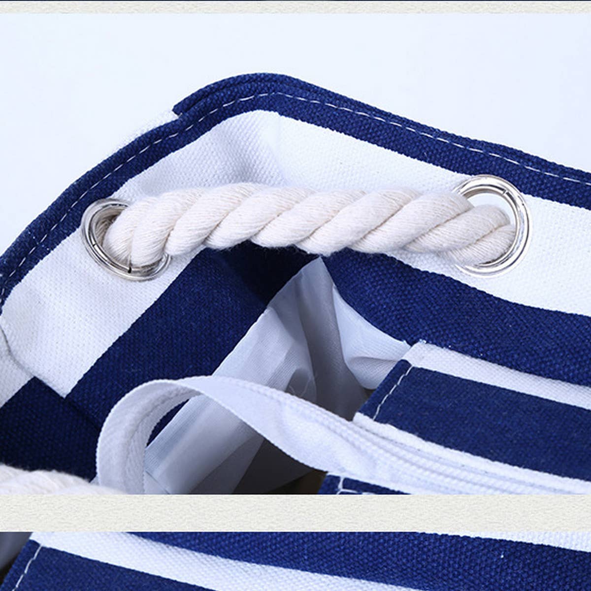 GEOMETRIC HOOP PRINT SHOULDER BAG_CUAB0235