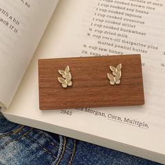 NEW HIGH END DOUBLE BUTTERFLY EARRINGS FOR WOMEN_CWAJE3007