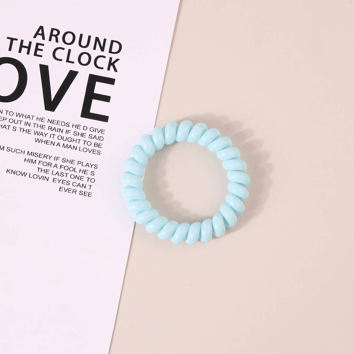 Cwaha1108_Simple Phone Line Hair Tie