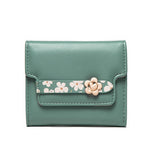 STYLISH SIMPLE FLORAL SHORT WALLET_CWAB2334