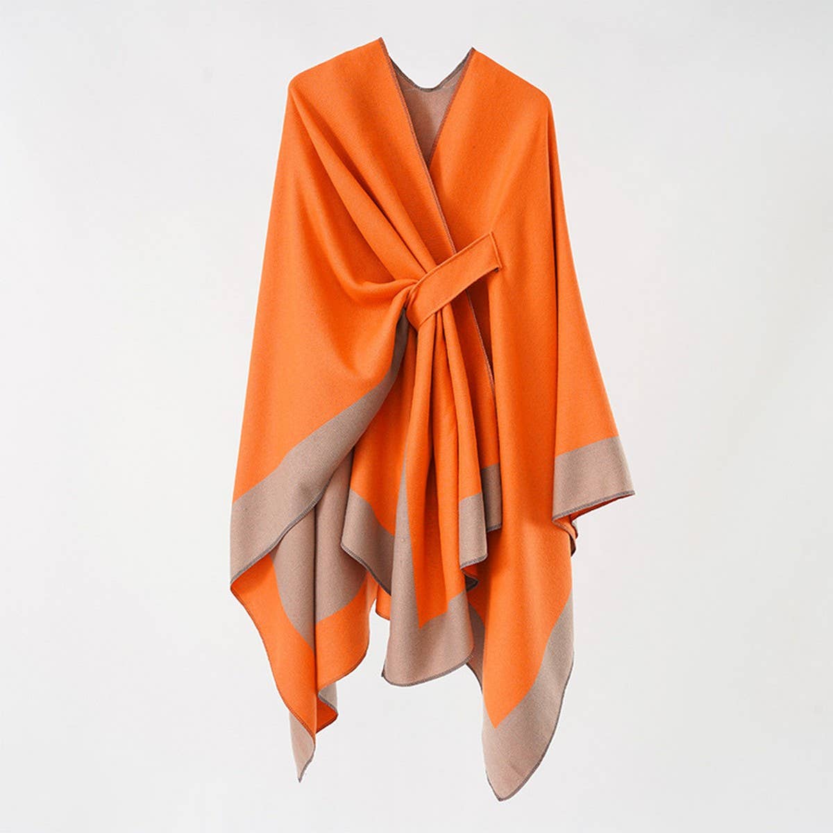 NEW DOUBLE SIDED SOLID COLOR WARM SHAWL FOR WOMEN_CWMM2084