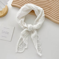 Versatile Lace Patchwork Triangle Scarf_Cwasc0742