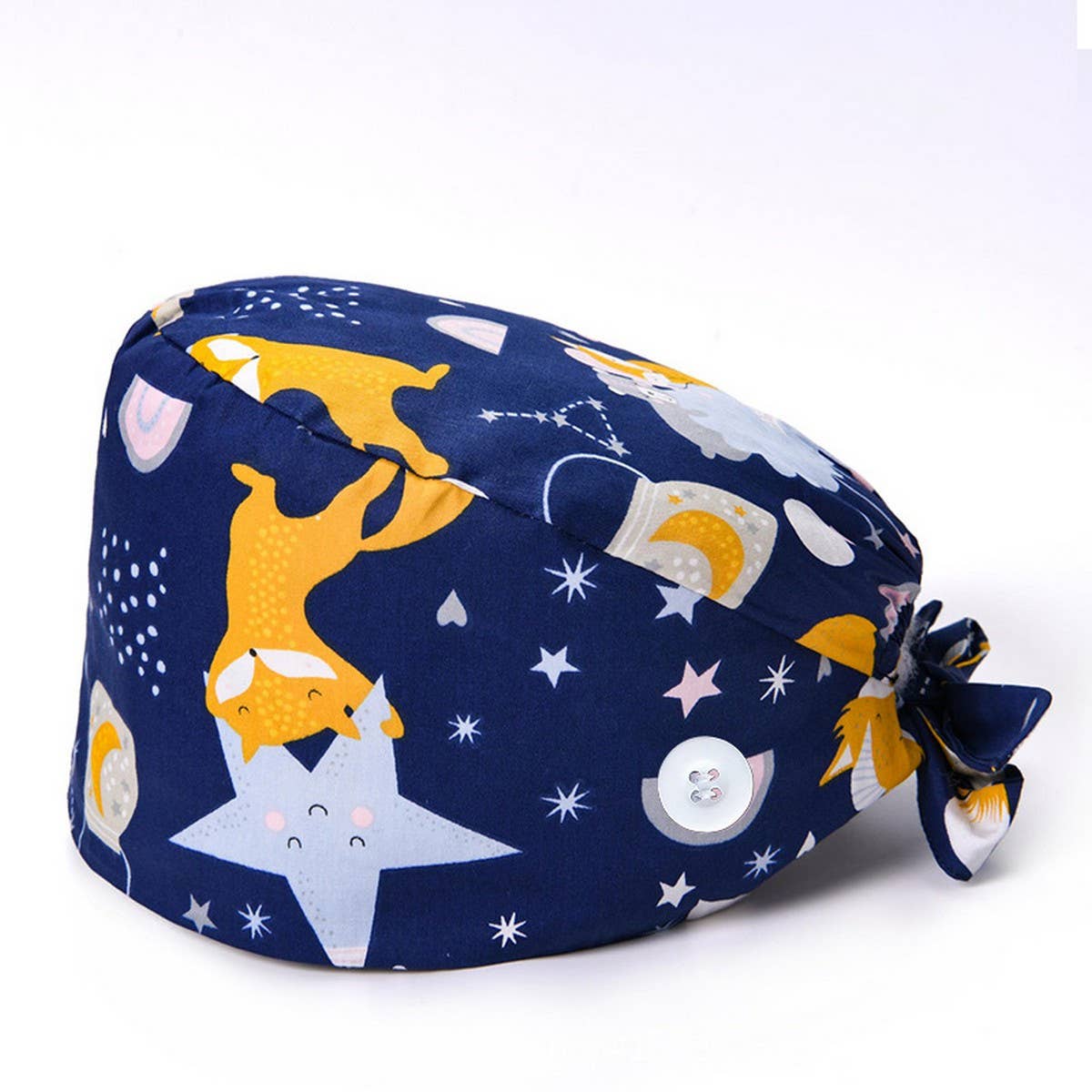 SURGICAL CAP PURE COTTON EMBROIDERED DOCTOR CAP_CWAH3323