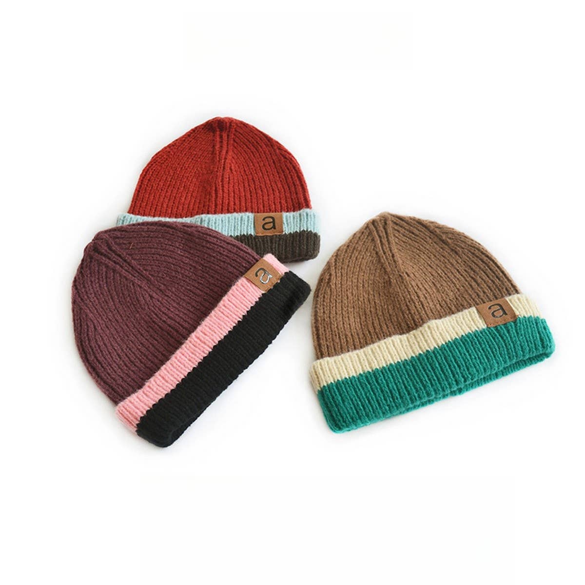 2 6 YEARS OLD LETTER LOGO KNITTED HAT_CWAH2067