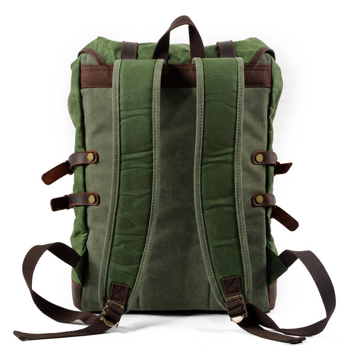 MEN S WATERPROOF CANVAS TRAVEL BACKPACK_CWAB5539