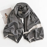 Fashionable Mid-Length Twill Scarf_Cwasc1010