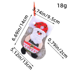 CHRISTMAS CARTOON PLUSH DOLL SOCKS CANDY GIFT BAG_CWMS1441