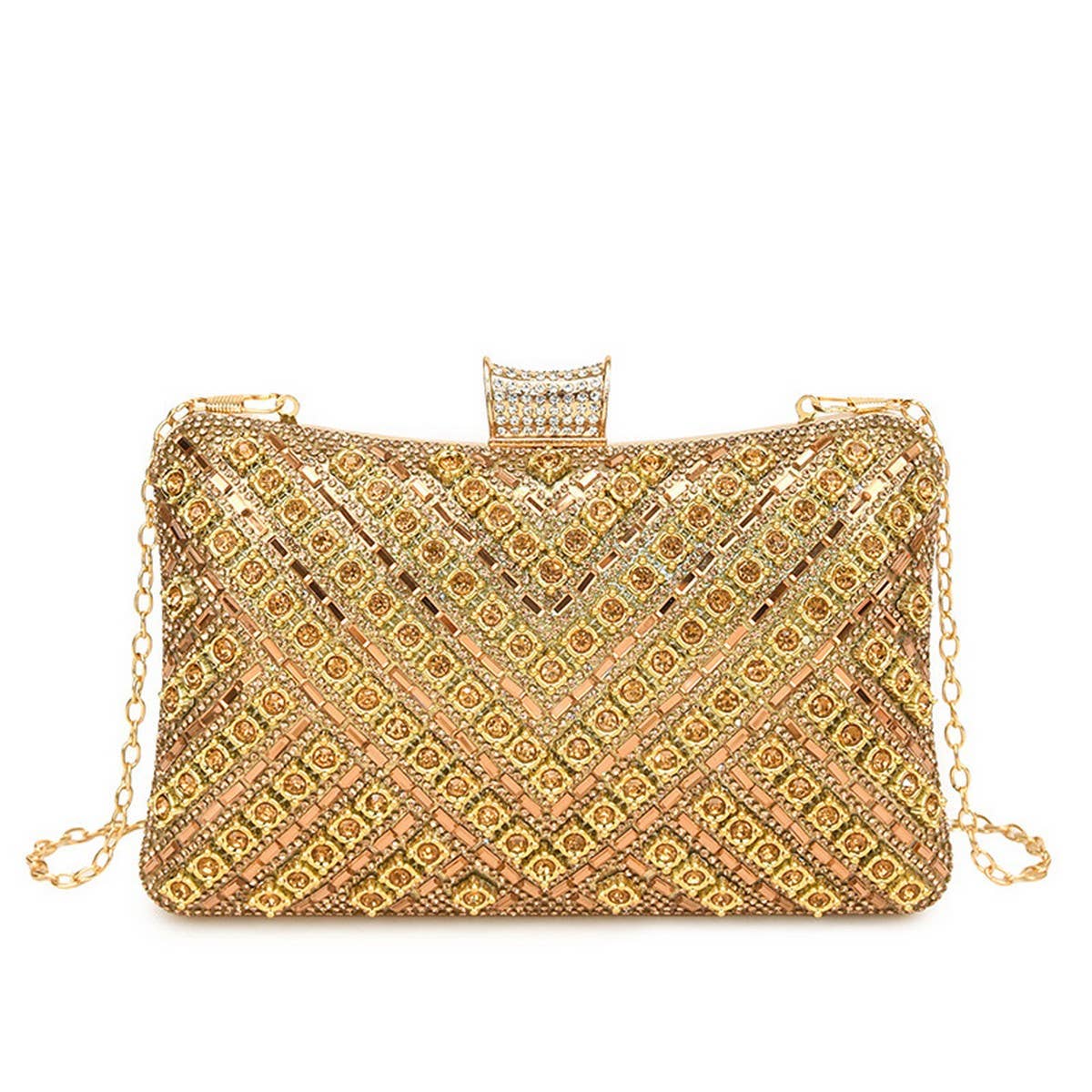 DIAMOND CLUTCH SMALL BAG CELEBRITY EVENING PARTY_CWAB3245