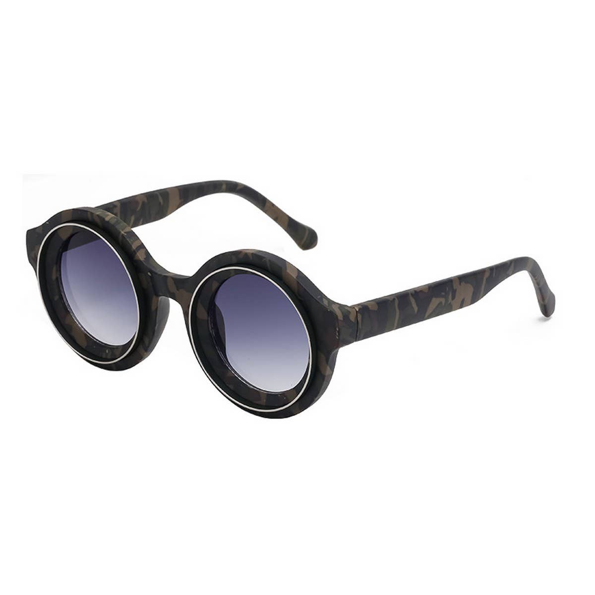 FASHIONABLE HIGH END ROUND FRAME SUNGLASSES_CWASG0657