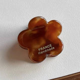 Vintage Ink Flower Small Hair Claw Hair Clips_Cwaha0863