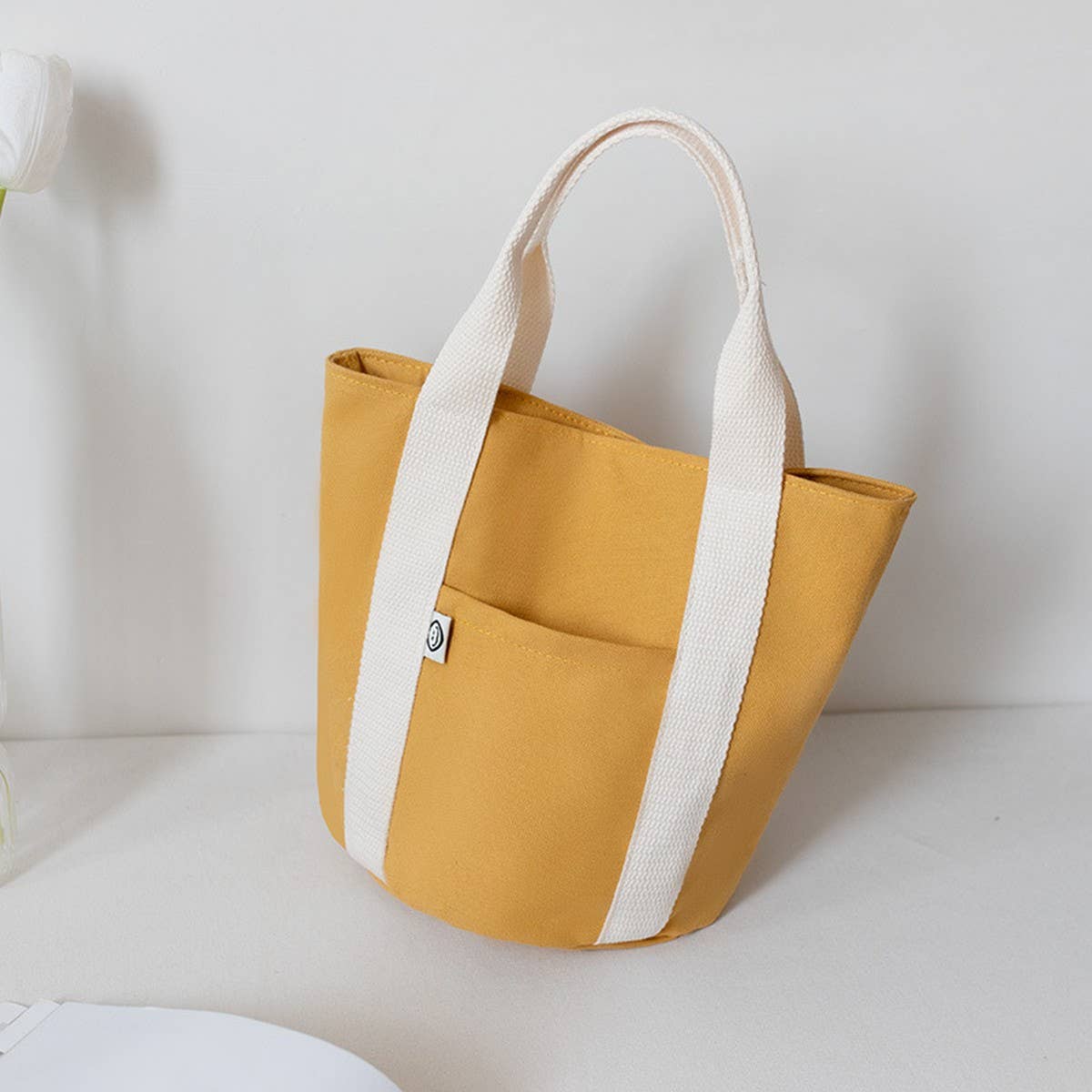 CANVAS LUNCH TOTE BAG FOR WORK OR SCHOOL_CWAB5598