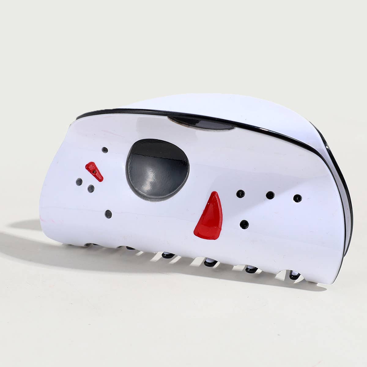 HALLOWEEN SIMPLE FUNNY SKULL HAIR CLIP_CWAHA2326