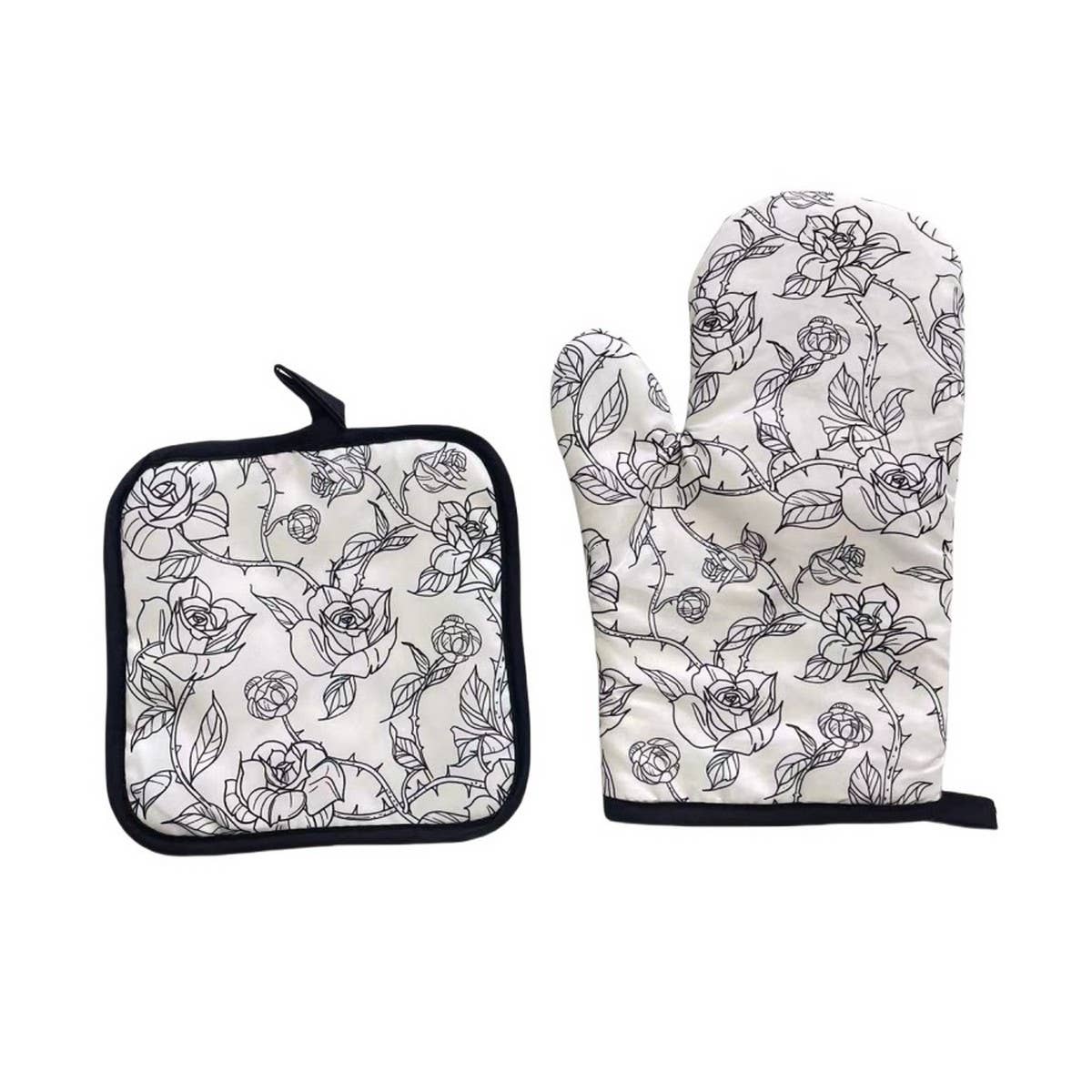 SUNFLOWER PRINT ANTI SCALDING 2 PIECE SET_CWMM1455