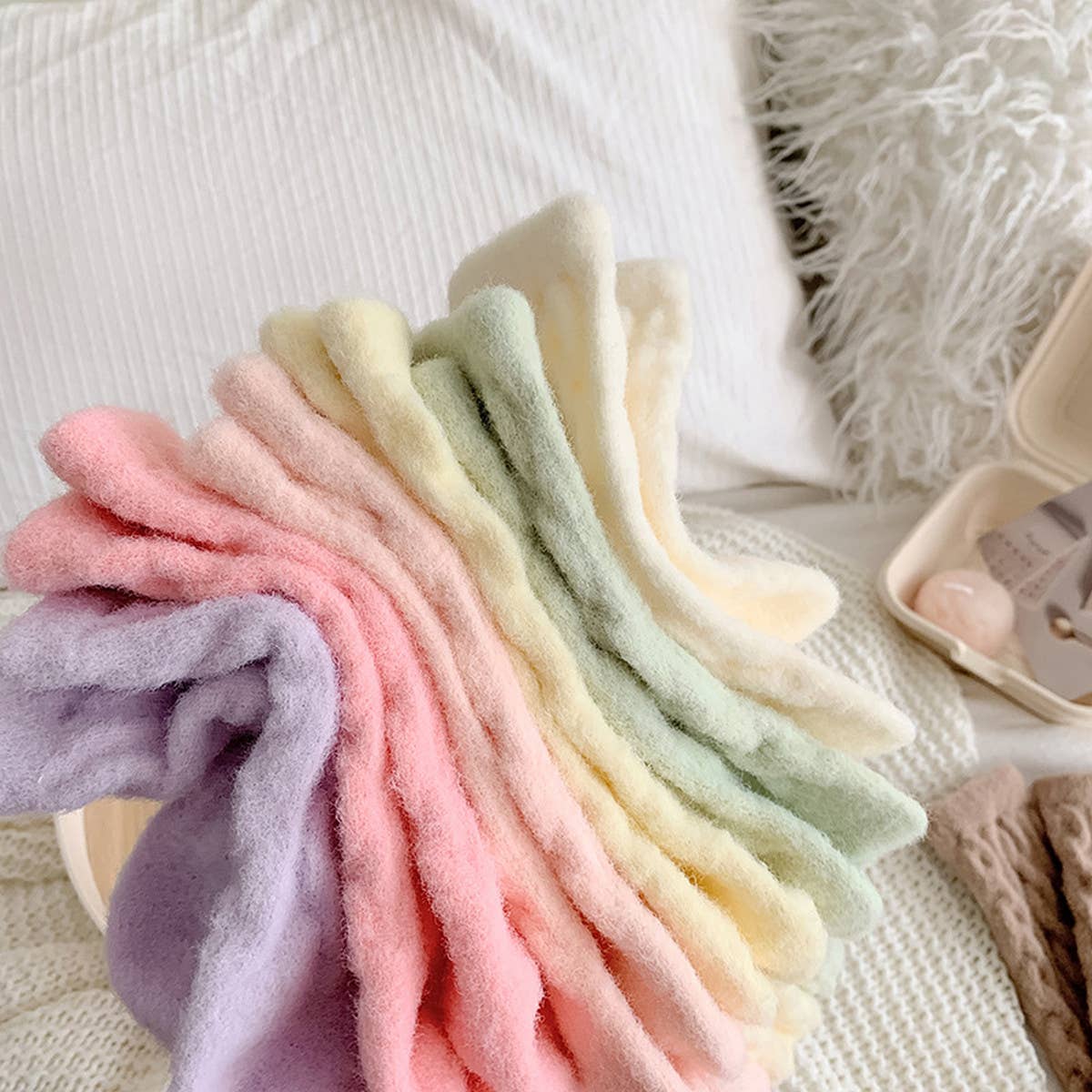 COZY THICK PLUSH HEMP KNIT SOCKS FOR FALL WINTER_CWMS0881