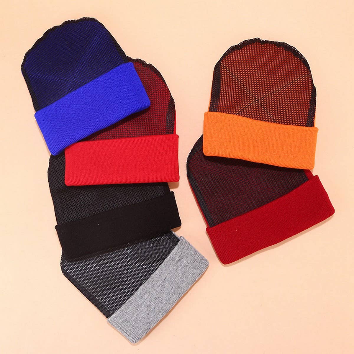 STREET DANCE PLUS WEAR RESISTANT MESH KNITTED HAT_CWAH2126